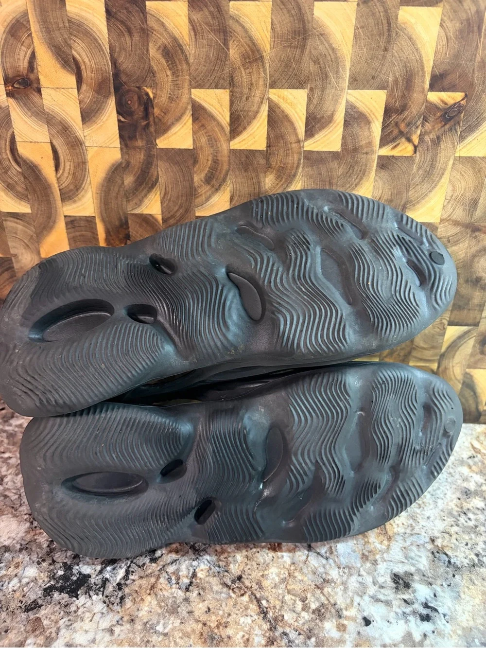 adidas Men's Black Foam Slip-On Ventilated Clog